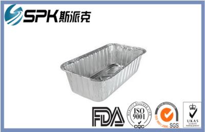 China Eco-Friendiy Freezer Disposable Foil Containers With Lids , Aluminum Foil Baking Trays for sale