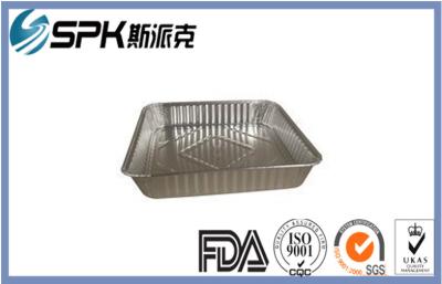 China BBQ Food Baking Aluminium Foil Food Containers Disposable , Eco-Friendly for sale