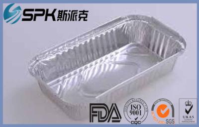 China Alu Foil Takeaway Trays For Food Baking , Lasagna / Baking Rice Aluminum Loaf Pans for sale