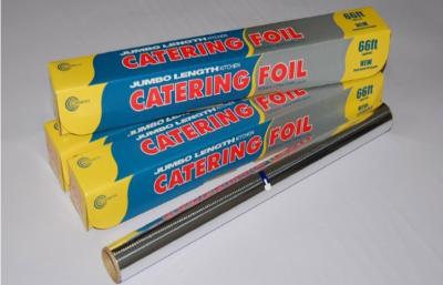 China 9 - 26mic Silver Aluminium Foil Roll 8011 Foil , 12 Inch Width for sale