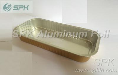 China 2 lb Rectangular Aluminium Foil Food Containers For Baking Dishes / Pans for sale