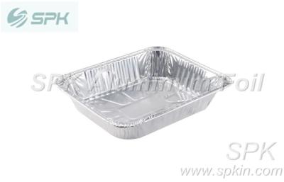 China Household Kitchen Aluminum Foil Tray silver deep size  45 - 70mic Thickness for sale