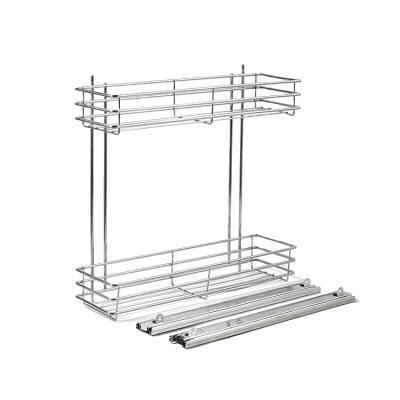 China China Sustainable Supplier Easy For Installation Multifunctional Sliding Knife Seasoning Multi-Tier Kitchen Storage Rack Shelf for sale