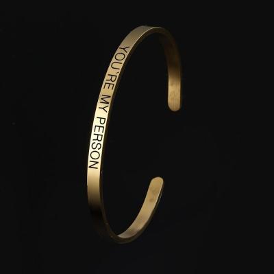 China TRENDY Stainless Steel Women Men Silver Cuff Bangle Bracelets 4MM Wide Custom Bracelets for sale