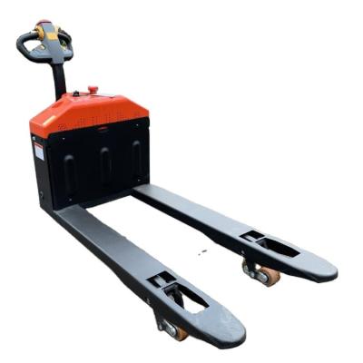 China Building material stores electric pallet truck mini all terrain electric pallet truck stacker truck walk-behind small electric pallet stacker for sale