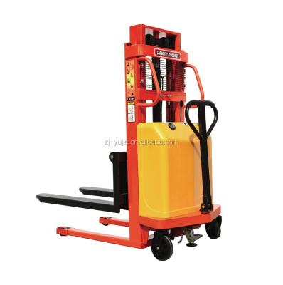 China Construction worksÂ   Semi Electric Stacker Forklift Customized for sale