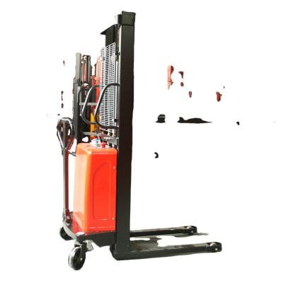 China Garment Shops Pallet Lifter Semi Electric Fork Lifter Pallet Stacker Price for sale