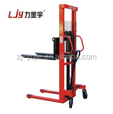 China Cheap Factory Price 2 Ton 1.6m Manual Forklift Hydraulic Hand Pallet Stacker for sale