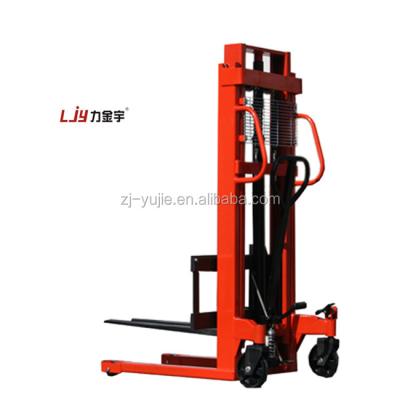 China Hot Sale China Manufacturer 2000kg 2m 3m Manual Forklift Hand Hydraulic Stacker 3000kg for sale