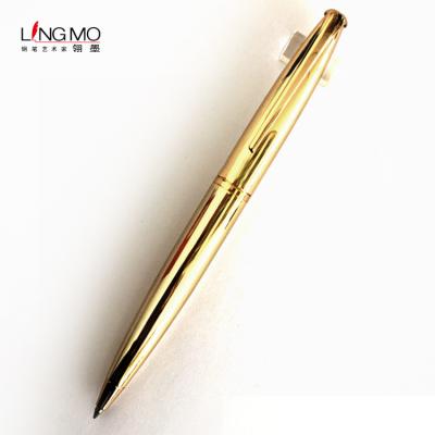 China Office & School Pen Shanghai Lingmo Luxury Gift Metal Gold Ballpoint Pen Luxury Ballpoint Pen OEM Logo for sale