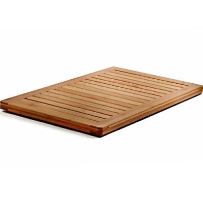 China Durable Bamboo Bathroom Safety Shower Bath Mat Non Slip Mat Bathtub Mold Waterproof And Rust Resistant Antibacterial Floor Spa Sauna Mat for sale