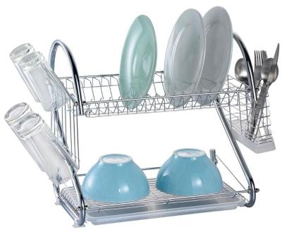 China Sustainable Stainless Steel Kitchen Storage Shelf Dish Dish Rack Kitchen Drainer Rack for sale