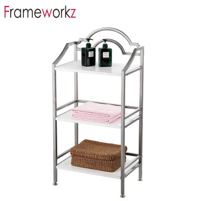 China Eco - Friendly Bathroom Rack /Bathroom Shelf / Home Storage Shelving for sale