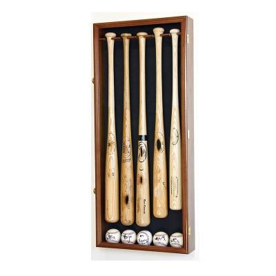 China Custom Vertical Storage Baseball Bat Display Case For Mini Baseball Bat for sale