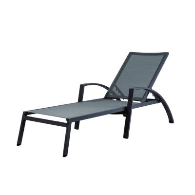 China Modern Aluminum Beach Chair Sun Bed Lounge Chair Frame Modern Outdoor Furniture from TOPHINE for sale