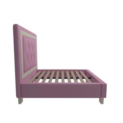 China Easy To Assemble King Size Nail Head Decoration Hotel Bedroom Furniture Wholesale Price Durable Comfortable Button Type Soft Bed for sale