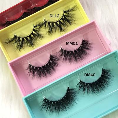 China Long 100% real mink lashes 3d natural seller private label full strip whips fakelashes fluffy cruelty free 5d 25mm mink vegan eyelashes for sale