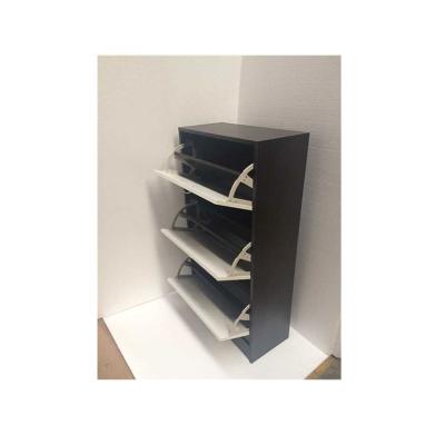 China (Other)Adjustable Modern Different Colors Melamine Laminated Wooden Shoe Cabinet For Home for sale