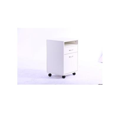 China Hot Sale Modern Three-Full Drawer White Modern Extension Storage Cabinet With Wheel for sale