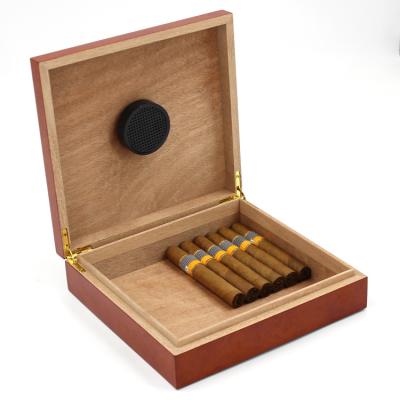 China Handmade Wholesale Custom Solid Wood Wooden Packaging Box Cigar Gift Box for sale