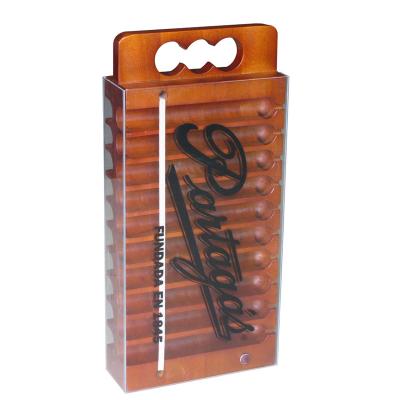 China Cigar Packing Box Acrylic and Wooden Cigar Case Mini Cigar Packing Box for sale