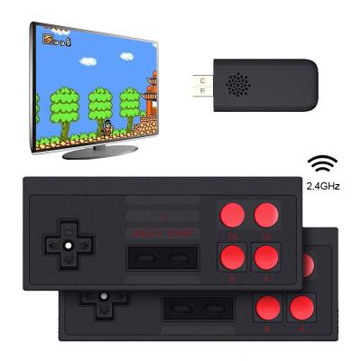 China Game Console Build In 620 Gamepad AV Output Video Game Console USB 8 Bit TV Classic Dual Radio Handheld Mini Game Console for sale