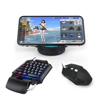 China Mobile Control Game Factory Mouse&Keyboard&Adaptor Android And IOS Controllers for sale