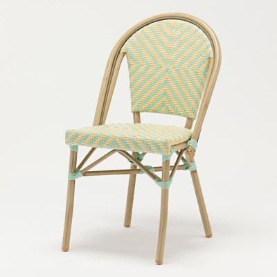 China Modern Hot Sale Paris Rattan Cafe Furniture Cafe Chair Side Chair for sale