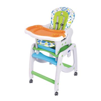 China Safety Comfortable baby dining chair modern luxury 3 in 1 feeding love eat highchair baby umpire chairs baby umpire chair with wheels umpire chair baby feeding for sale