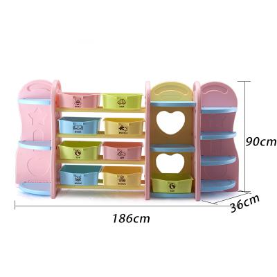 China Modern Economic Design 2021 Custom Kids Toy Storage Cabinet Shelf for sale