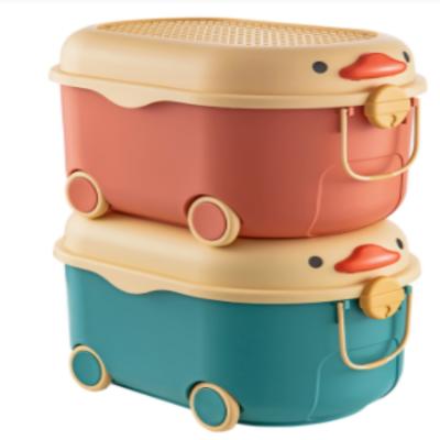 China Wholesale Hot Selling Children's Sufficient Common Children's Storage Box Baby Toy Storage Plastic Storage Bins Organizer for sale