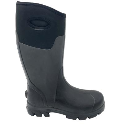 China Wholesale Waterproof Mens 15in Waterproof Rubber Boots With Customized Logo for sale