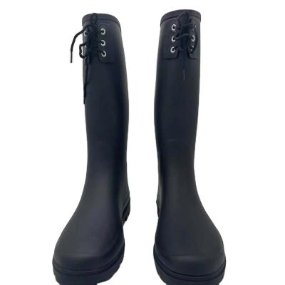 China Anti-Smell Men's Adult Waterproof Rubber Boots Spring Tube Non-Slip And Rain Summer High Tube Outdoor Fishing Boots for sale