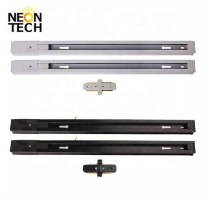 China Straight Accessories Light Fixtures Led Aluminum Rail Track for sale