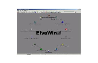 China Multi language Automotive Diagnostic Software , Audi VW SKODA SEAT ELSAWIN 4.0 for sale