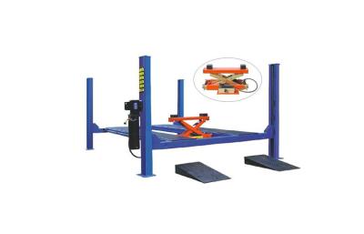 China 440C Four Post Symmetric Car Lift For Lifting Small and Medium-sized Vehicles for sale