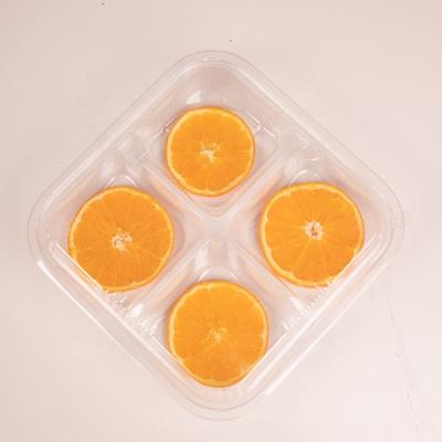 China Recycled materials china supplier shanghai taiyu TYQQ118 fruit and vegetable transport trays PET blister packing tray for sale