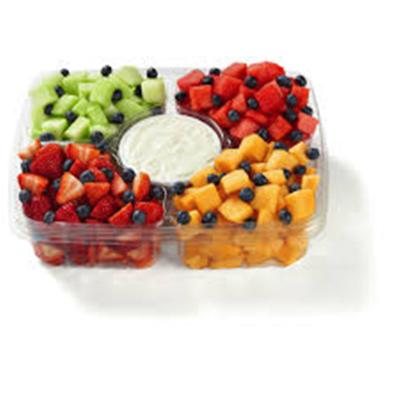 China Disposable Taiyu Supermarket OEM Blister Translucency Plastic Fruit Vegetable Packing Tray for sale