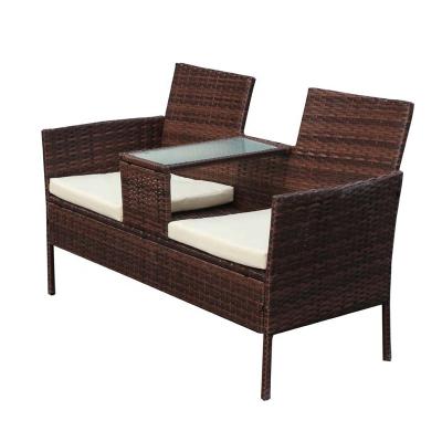 China Modern Synthetic Lover Chair Patio Chair Lover Furniture Cheap Rattan Chair for sale