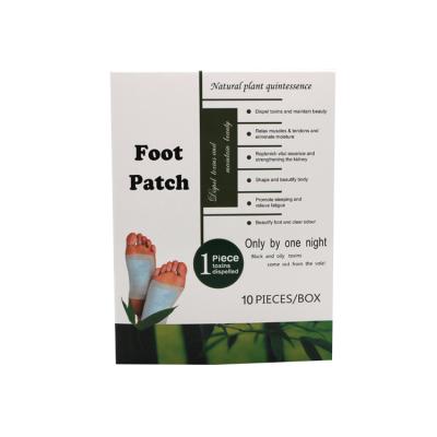 China Comfortable Organic Health Detox Foot Patch Remove Toxins Ginger Foot Detox Pads For Foot And Body Cleansing for sale