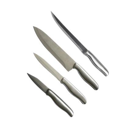 China Sustainable Yangjiang Factory 4pcs Kitchen Stainless Steel Knife Set for sale