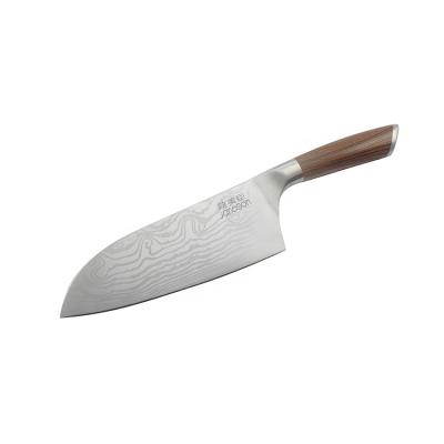 China High Quality Viable Viable Japanese Chef Stainless Steel Santoku Kitchen Knife for sale