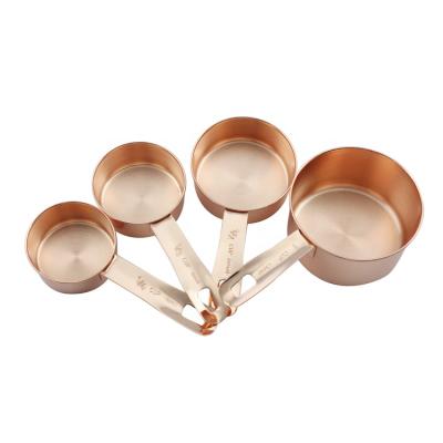 China Pretty 4pcs Stainless Steel Long Lasting Nice Nice Measuring Cups for sale