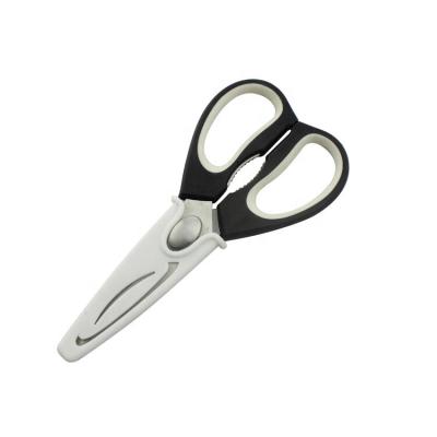 China Universal Stainless Steel Cutting Shears Cutting Shears with Blade Cover Kitchen Scissors for Herbs Chicken for sale