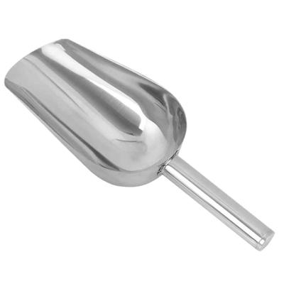 China Sustainable Sustainable Factory Price Stainless Steel Ice Scoops Scoop For Bar And Restaurant for sale