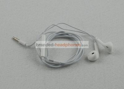 China White Professional Circular In Ear Noise Reducing Iphone 4 5 Remote Mic Apple Earpods Headphones for sale