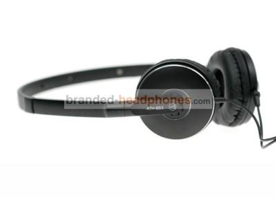 China Elegant Black Foldable Acoustic ATH-ES3 Bk - Black Audio Technica Headphones, Earphones For Computers for sale