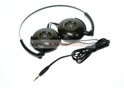 China Black Delightful Ultra - Thin Dynamic ATH FW3 On - Ear Audio Technica Headphone For Computers for sale