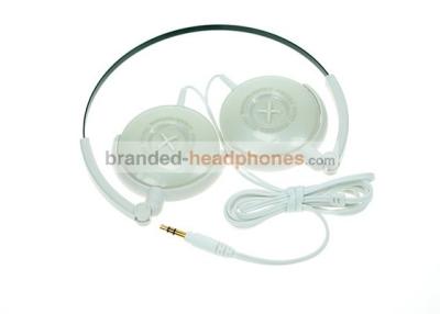 China White Dynamic Ultra - Thin Noise Reducing ATH FW3 On - Ear Audiotechnica Headphones For DVD Player for sale