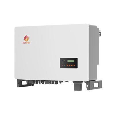 China Three Phase Grid Tie Solar Power System European Standards 6Mppts Inverter Smart Photovoltaic Solar Kit 40KW 50KW 60KW 75KW On Grid Inverter for sale